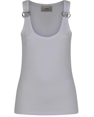 Coperni Tops ,Wit ,C-Logo Tank Top - Grijs
