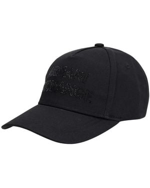ARMANI EXCHANGE Cotton Twill Cap - Schwarz