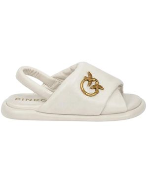 Pinko Flat Sandals - Blanco