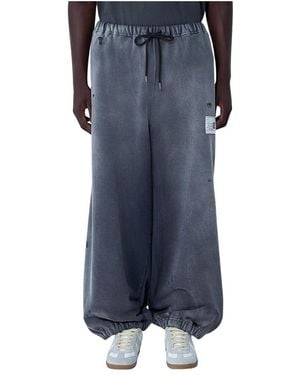 Maison Mihara Yasuhiro Verblasste Straight-Leg Multi-Pocket Hose - Blau