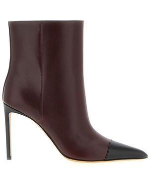 Francesco Russo Heeled Boots - Marrón