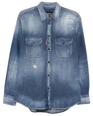 DSquared² Denim Shirts - Blu