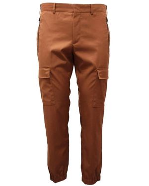 PT01 Slim-Fit Trousers - Brown