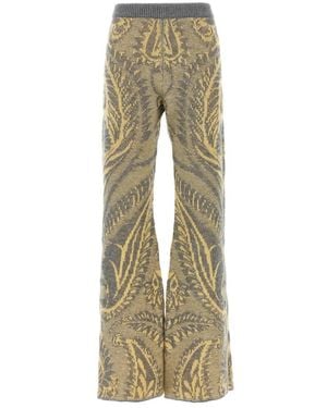 Etro Wide Trousers - Natural