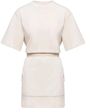 Moncler Short Dresses - Natural