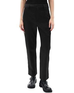 Ann Demeulemeester Straight Trousers - Negro