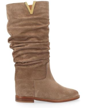 Via Roma 15 High Boots - Marron