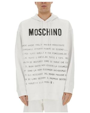 Moschino Hoodies - White