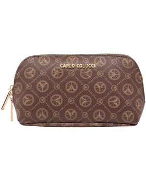 carlo colucci Toilet Bags - Brown