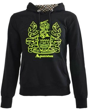 Aquascutum Hoodies - Green