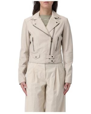 Pinko Leather Jackets - Neutre