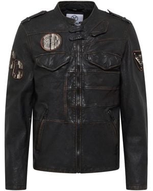 carlo colucci Leather Jackets - Black