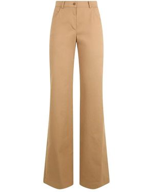Alberta Ferretti Wide Trousers - Neutro