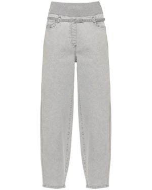 Panicale Loose-Fit Jeans - Gris