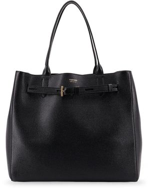 Tom Ford Tassen ,Zwart ,Leer Audrey Large Tote