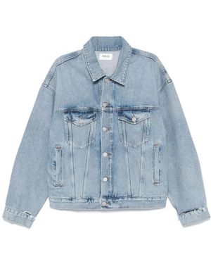 Agolde Hellblaue Baumwolljacke
