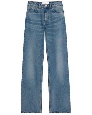 Ami Paris Straight Fit Jeans - Blue