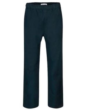 Samsøe & Samsøe Straight Trousers - Blue