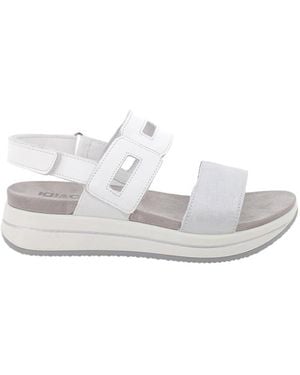 Igi&co Weiße Lässige Ledersandalen Für Frauen