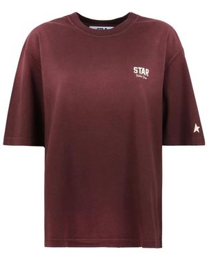 Golden Goose T-Shirts - Purple