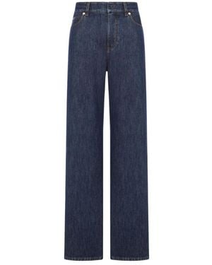 Fendi Gerades Jeans - Blau