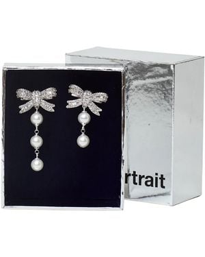 Self-Portrait Earrings - Blue