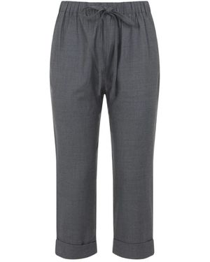 Co. Turn Up Cuff Jogger - Grau