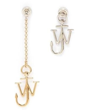 JW Anderson Zilveren Logo Ketting Voor Vrouwen - Wit
