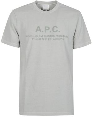 A.P.C. Adresse T-Shirt - Grijs