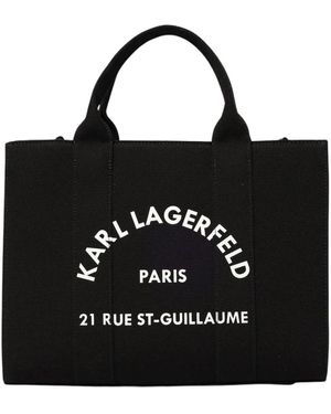Karl Lagerfeld Tote Bags - Nero