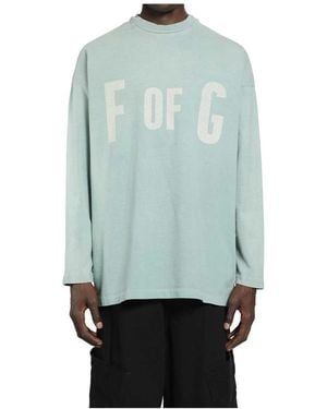 Fear Of God Long Sleeve T-Shirts - Blue