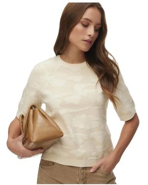 Vero Moda Truien & Vesten ,Rondgebreide Trui - Bruin