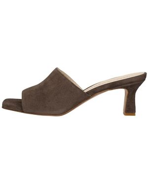 Omoda Om-Donna X Bo Heeled Mules - Braun