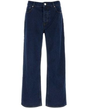 Ami Paris Wide Jeans - Blu