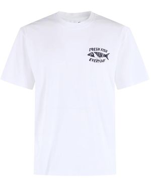 Edwin T-Shirts - Blanc