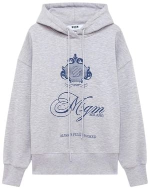 MSGM Hoodies - Gris