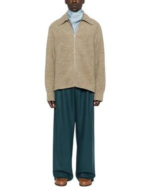 Jil Sander Bomber Jackets - Azul