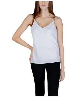 Guess Sleeveless Tops - White