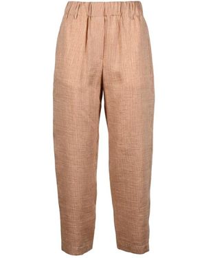 Alysi Tapered Trousers - Natural
