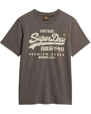 Superdry T-Shirts - Gris