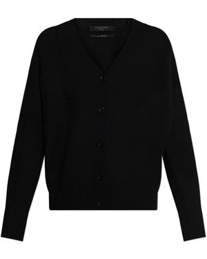AllSaints V-Neck Knitwear - Nero