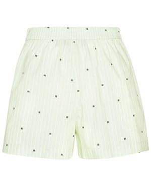 ショートパンツ ROTATE BIRGER CHRISTENSEN 'Elasticated' shorts White Elasticated Shorts Bright White - ROTATE Birger Christensen