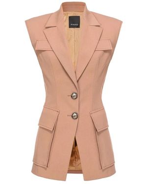Pinko Casual Katoen Elastaan Vest - Roze