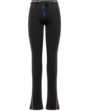 Off-White c/o Virgil Abloh Fitness ,Zwart ,Logoband Leggings