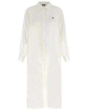 Polo Ralph Lauren Shirt Dresses - White
