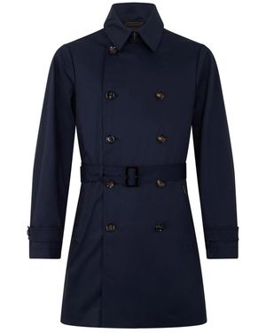 Moorer Jassen ,Blauw ,Katoen Melfis Trenchcoat