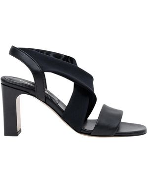 Parallèle Schoenen ,Zwart ,Leer Salto Sandaal - Blauw