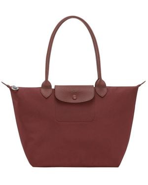 Longchamp Tassen ,Rood ,Leer Le Pliage One Tote Bag
