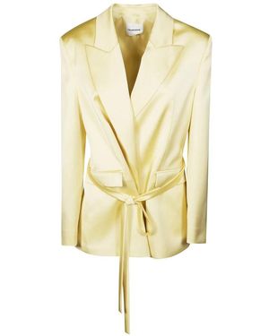 ANDAMANE Jassen ,Geel ,Giacca Kimono Con Cintura