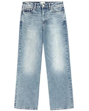Ganni Jeans ,Blauw ,Denim Rigid Denim Izey Jeans